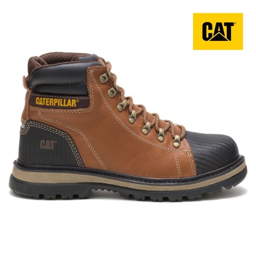 Caterpillar Foxfield Steel Toe Werkschoenen Heren Bruin (INQD.NL)